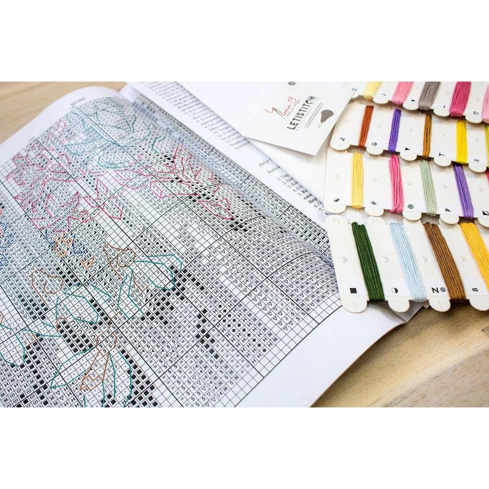 Luca-s March Bouquet Counted Cross Stitch Kit
